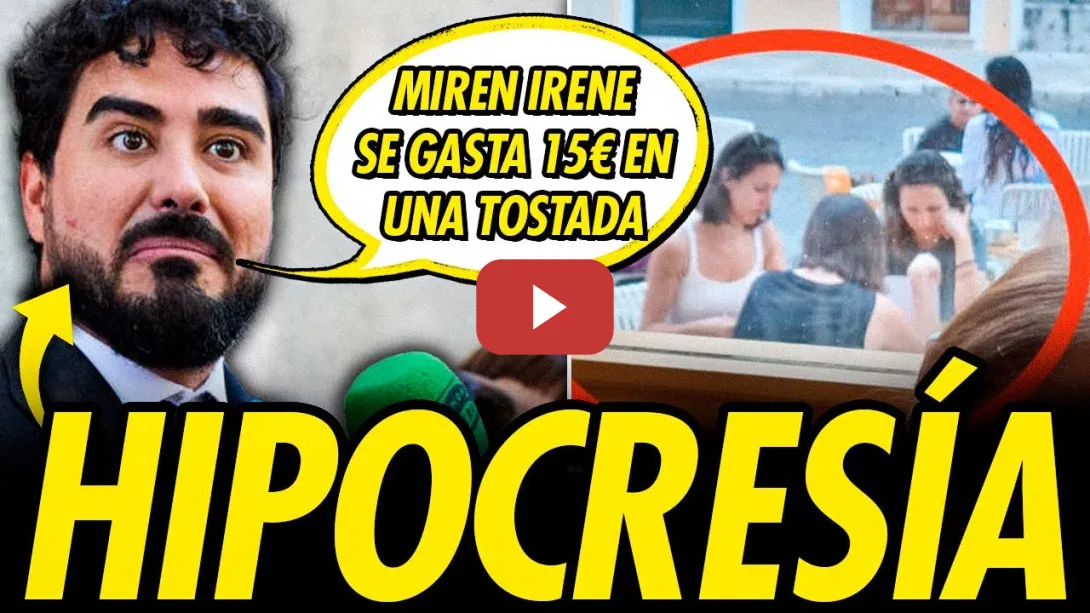 Embedded thumbnail for LA HIPOCRESÍA DE ALVISE PÉREZ: MIENTE SOBRE IRENE MONTERO DE LUJOS PERO... ¿Y ÉL?