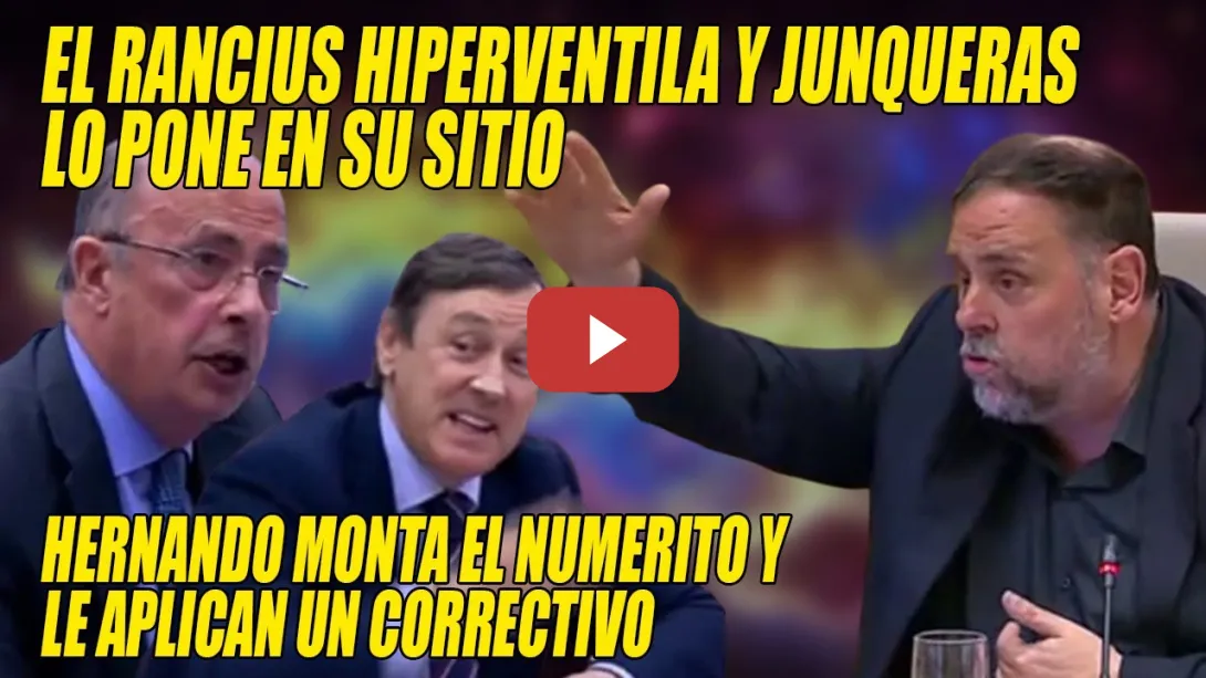 Embedded thumbnail for JUNQUERAS HUMILLA al CHAQUETERO PAGUITAS de Gil Lázaro🔥Hernando HACE el BUFÓN y lo DEJAN TIESO🔥