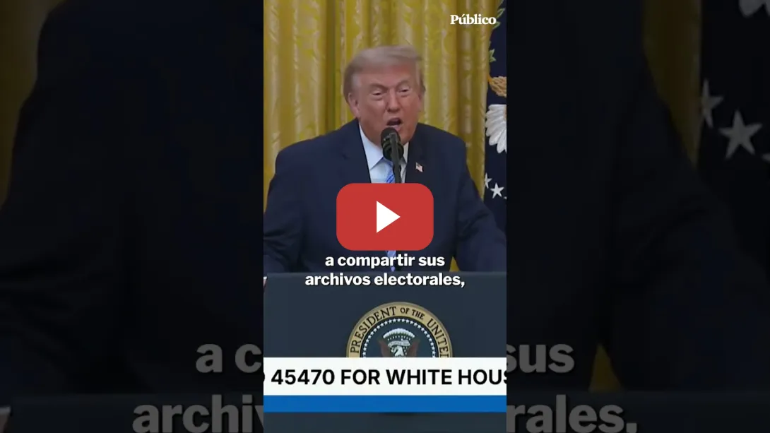 Embedded thumbnail for DONALD TRUMP vuelve a agitar el bulo del FRAUDE ELECTORAL de 2020 y acusa a China de estar detrás