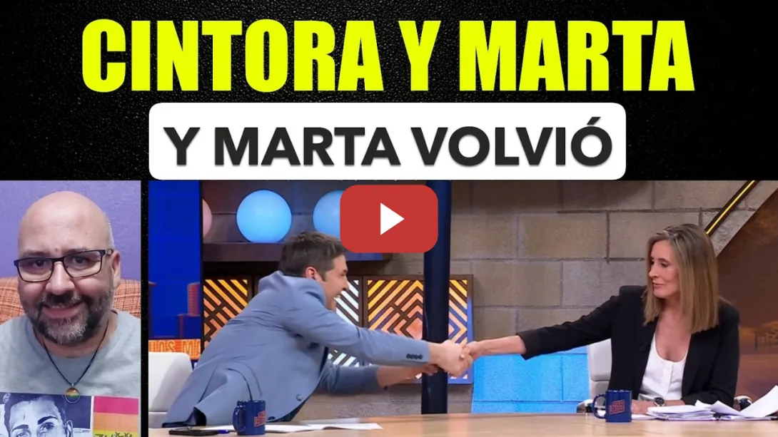 Embedded thumbnail for Marta Gómez Montero vuelve con Jesús Cintora.