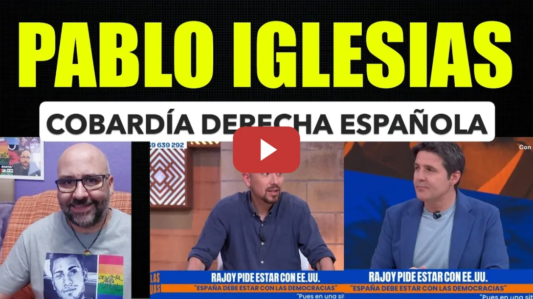 Embedded thumbnail for Pablo Iglesias sobre Gabriel Rufián, Irene Montero, Netanyahu y Pedro Sánchez.