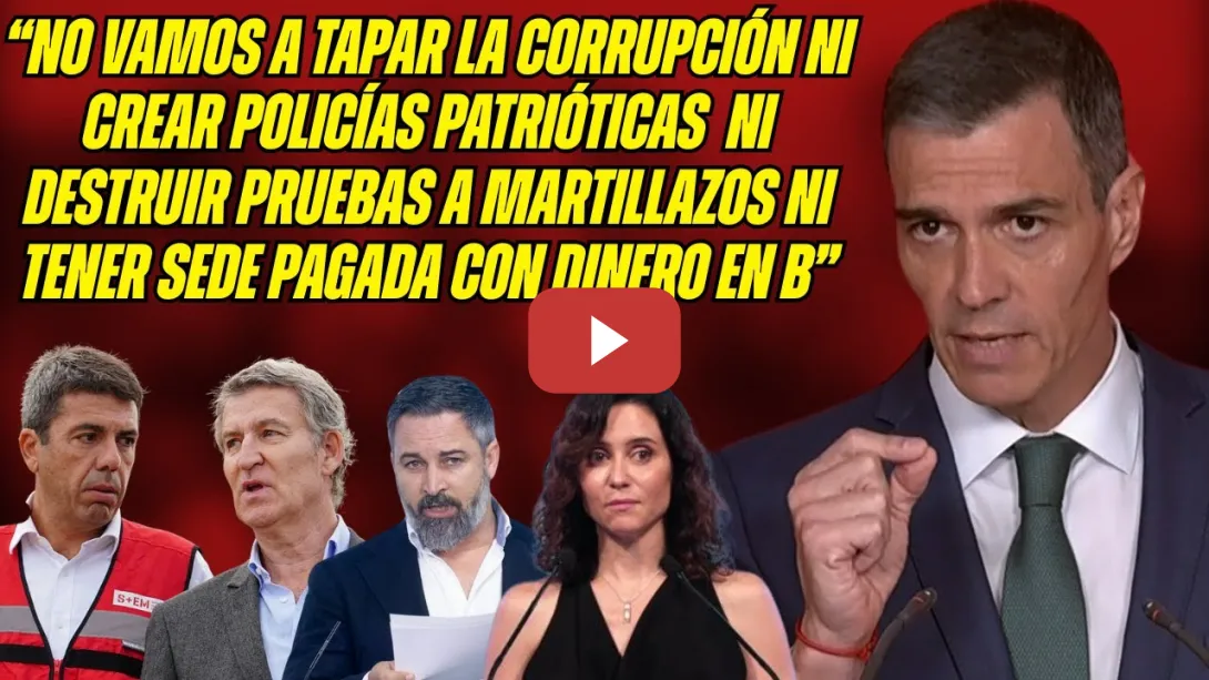 Embedded thumbnail for SÁNCHEZ al ATAQUE ¡RETA a PP y VOX a PRESENTAR una MOCIÓN de CENSURA! FEIJÓO y ABASCAL CAGAOS!