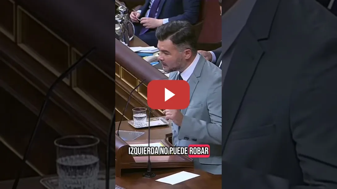 Embedded thumbnail for LA IZQUIERDA NO PUEDE ROBAR: Gabriel Rufián deja en evidencia el &quot;y tú más&quot; del PsoE