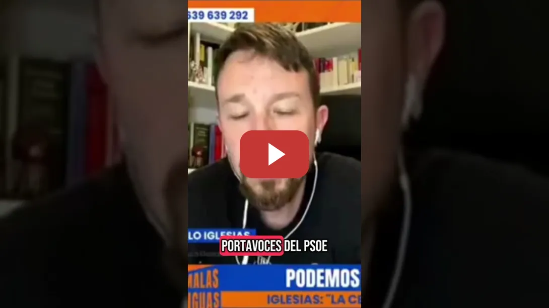Embedded thumbnail for Pablo Iglesias deja en ridículo al antiguo encargado de redes de Podemos Eduardo Rubiño