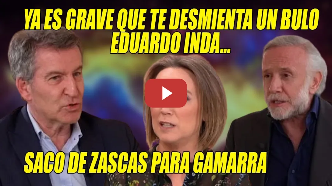 Embedded thumbnail for RIDÍCULO MONUMENTAL de Feijóo y SACO de ZASCAS para Gamarra⚡Telita q Inda te desmienta un BULO🤦‍♂️