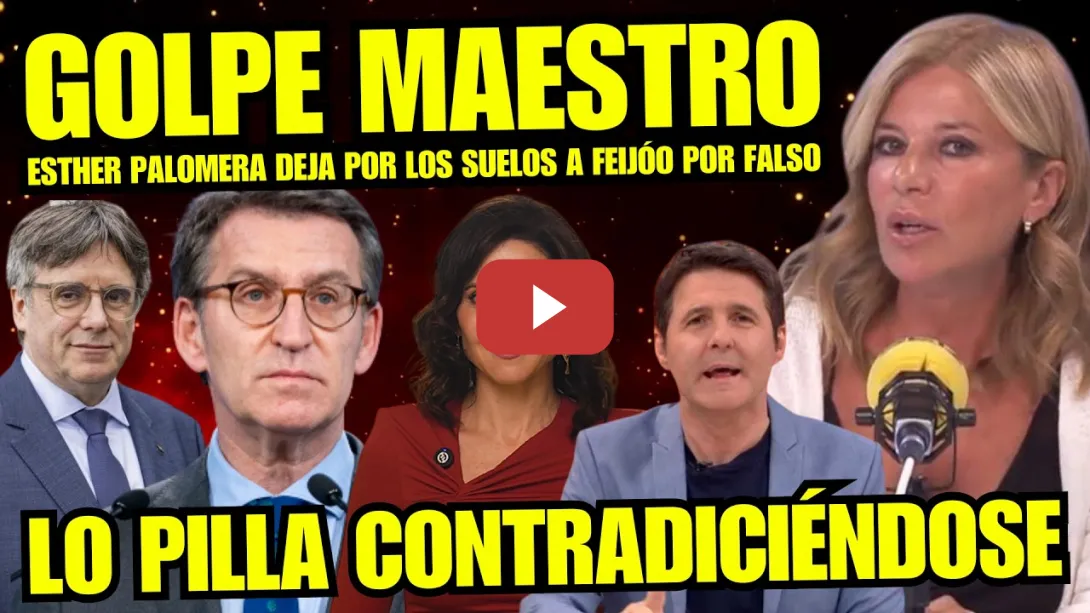 Embedded thumbnail for ESTHER PALOMERA DEJA EN RIDÍCULO A FEIJOO POR AMNISTÍA “NO JUZGARÁN A PEDRO SÁNCHEZ POR TRAICIÓN”