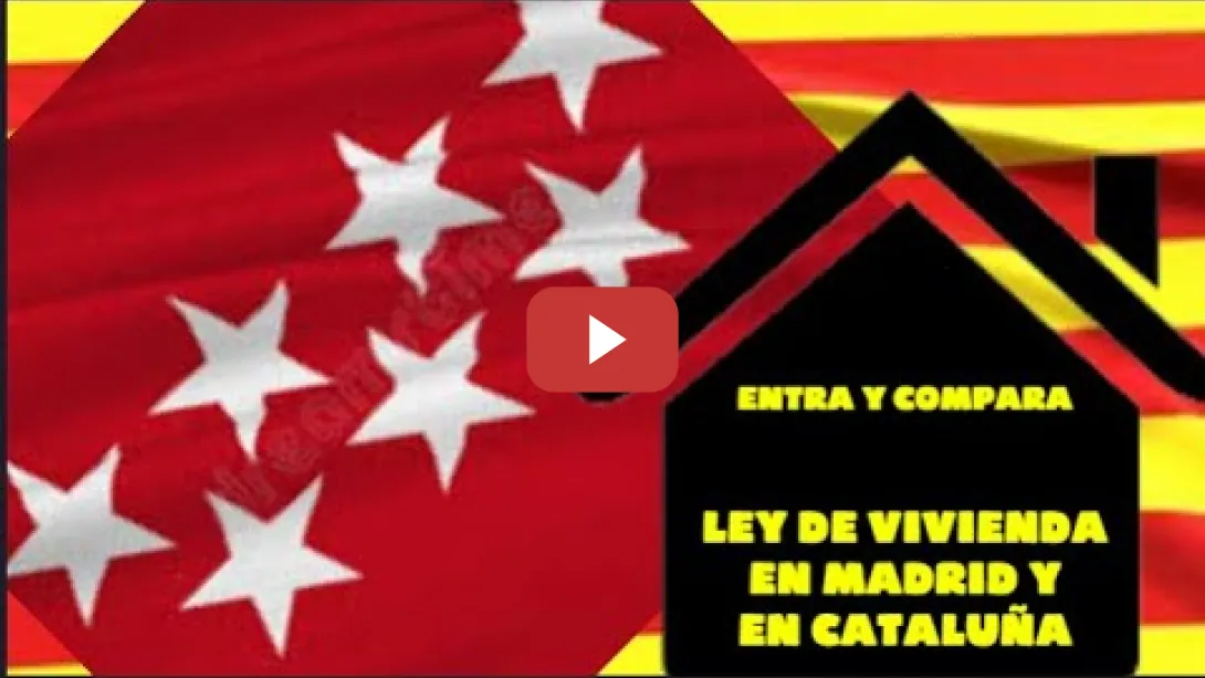 Embedded thumbnail for Compara las políticas de Vivienda de Madrid y Cataluña
