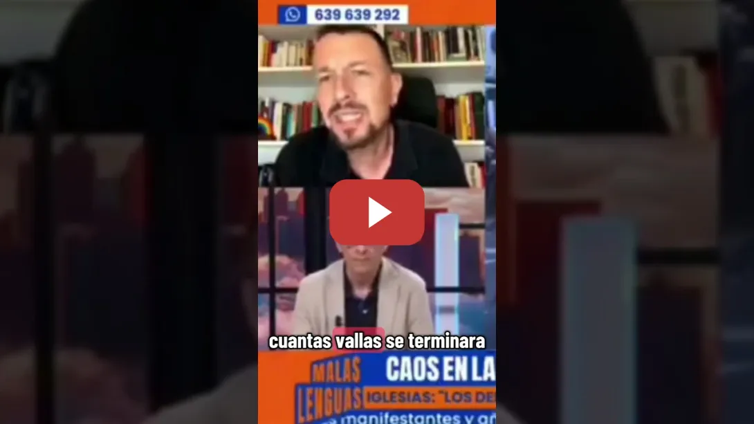Embedded thumbnail for Pablo Iglesias: &quot;Que se tiren todas las vallas que haya que tirar&quot;