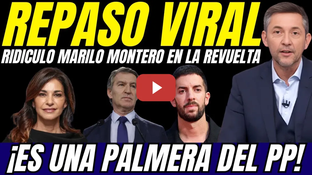 Embedded thumbnail for 🔥 Javier Ruiz le CIERRA la BOCA a Marilo Montero por sus ATAQUES a TVE ¡PALMERA del PP