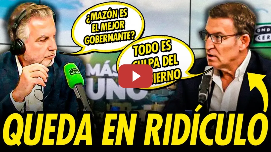 Embedded thumbnail for FEIJÓO QUEDA NUEVAMENTE EN RIDÍCULO CON ALSINA