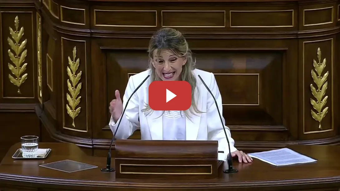 Embedded thumbnail for Díaz exige a Sánchez que cambie el rumbo: &quot;Gobernar no es resistir, es transformar&quot;