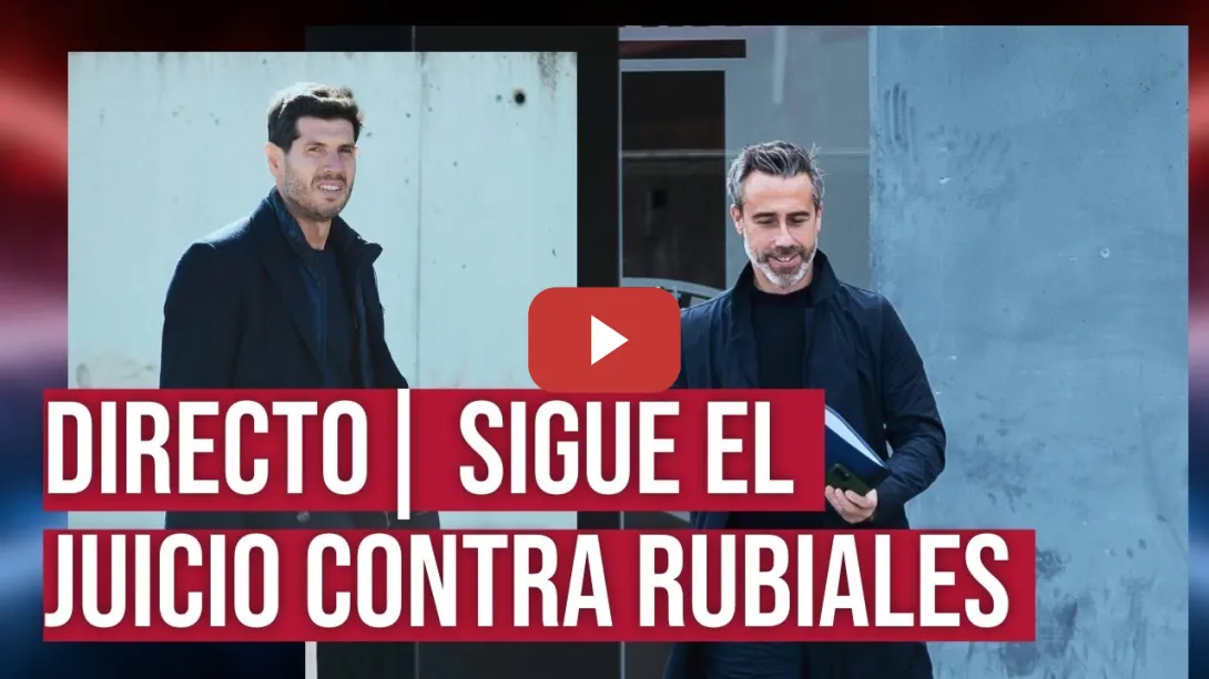 Embedded thumbnail for DIRECTO | Declaran Jorge Vilda, Albert Luque y Rubén Rivera, por supuesta coacción a Jenni Hermoso