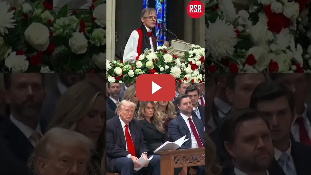 Embedded thumbnail for En toda la cara de Trump en plena Misa