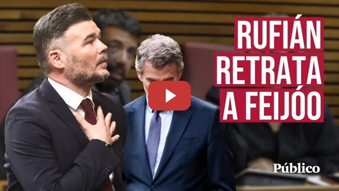 Embedded thumbnail for Así fue el duro discurso de RUFIÁN contra FEIJÓO por su apoyo a MAZÓN