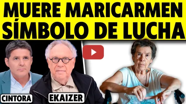 Embedded thumbnail for MUERE MARICAMEN, SÍMBOLO DE LUCHA. EKAIZER CON CINTORA