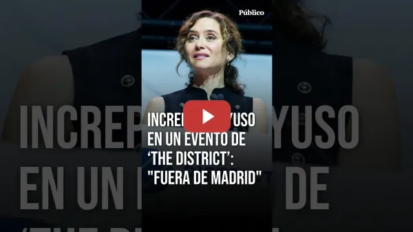 Embedded thumbnail for ACTIVISTAS protestan contra AYUSO en un EVENTO: "Madrid será la tumba del rentismo"