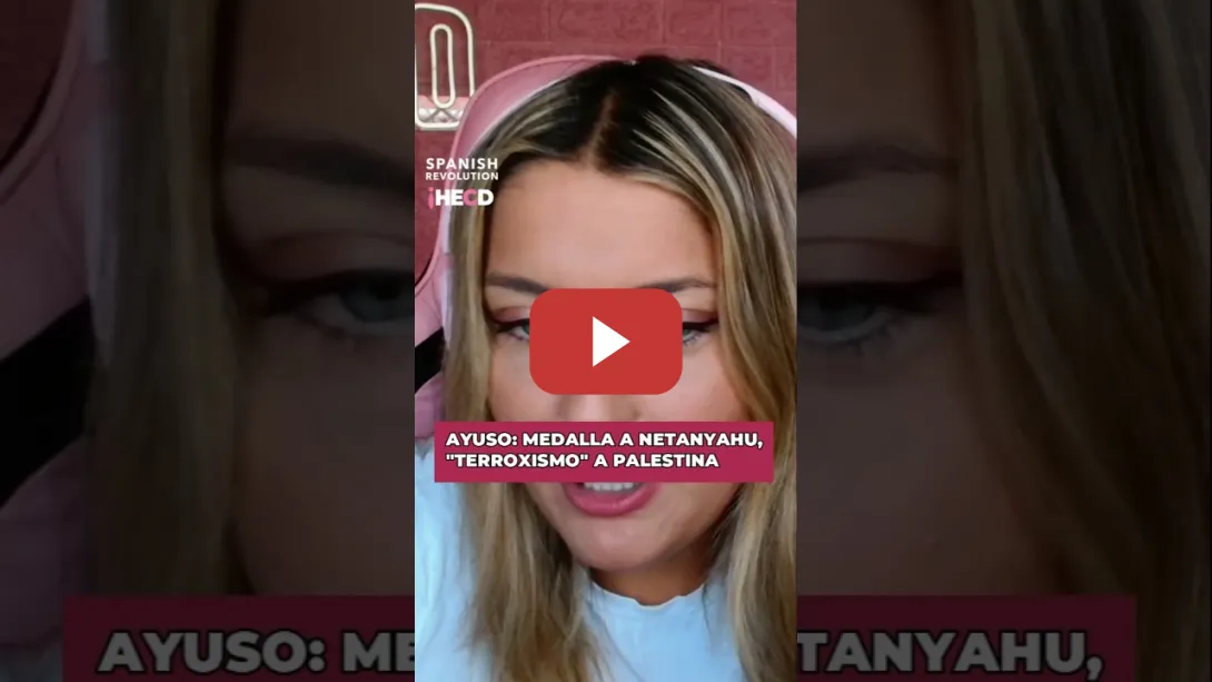 Embedded thumbnail for Ayuso: medalla a Netanyahu, &quot;terroxismo&quot; a Palestina. La contradicción hecha persona