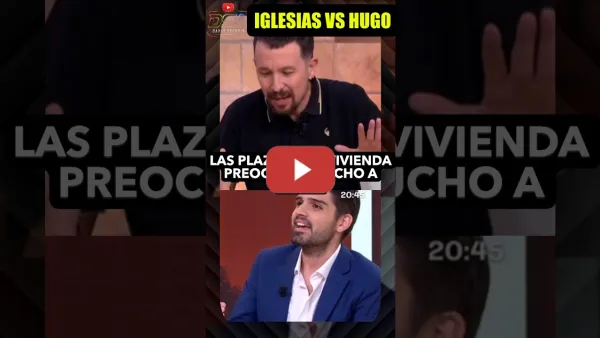 Embedded thumbnail for Pablo Iglesias, las Plazas afortunadamente son tremendamente corrosivas para PP Y Vox.