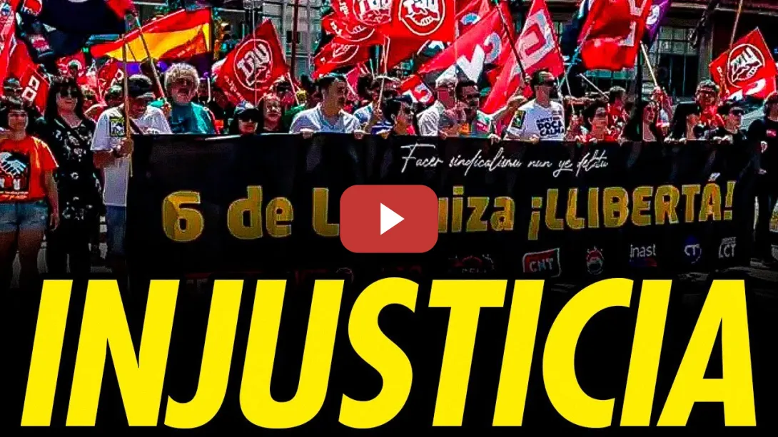 Embedded thumbnail for LA INFAMIA CONTRA LAS 6 DE LA SUIZA: PRESAS POR HACER SINDICALISMO