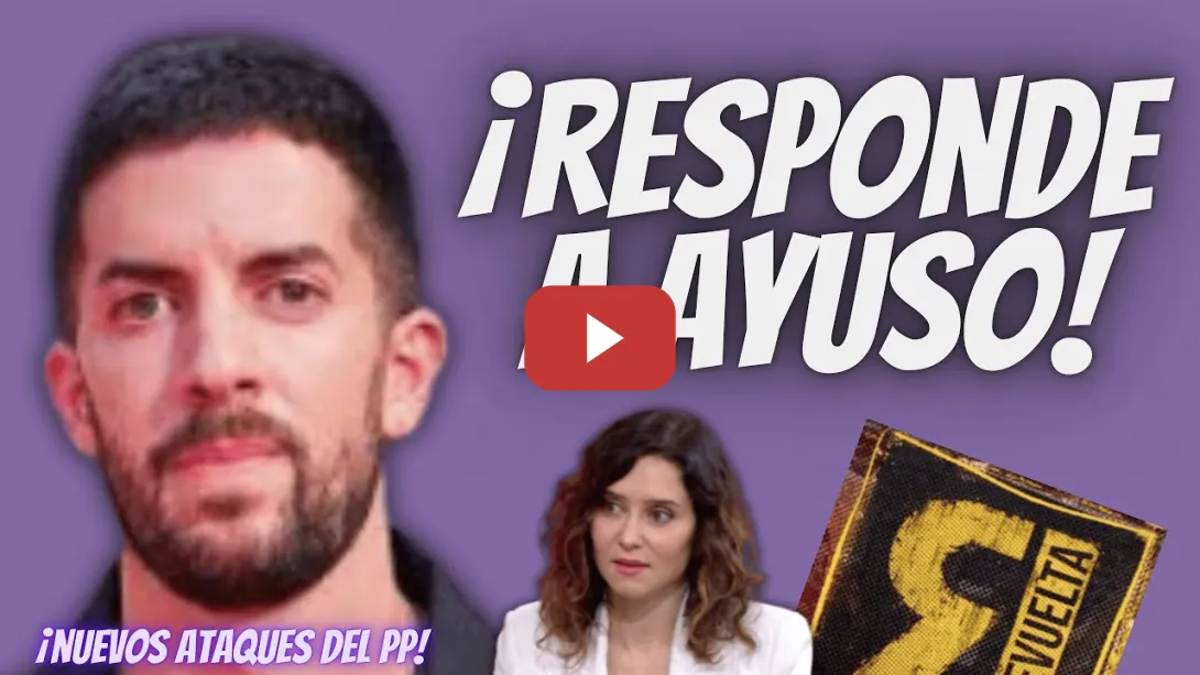 Embedded thumbnail for David Broncano “RESPONDE” a los ATAQUES de Ayuso - ¡El PP rabia con el ÉXITO de La Revuelta!
