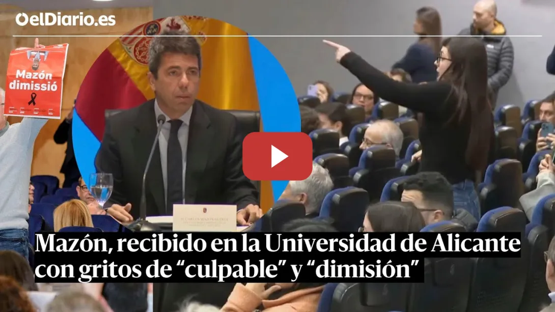 Embedded thumbnail for ABUCHEOS a MAZÓN en la Universidad de Alicante: &quot;CULPABLE&quot; y &quot;DIMISIÓN&quot;
