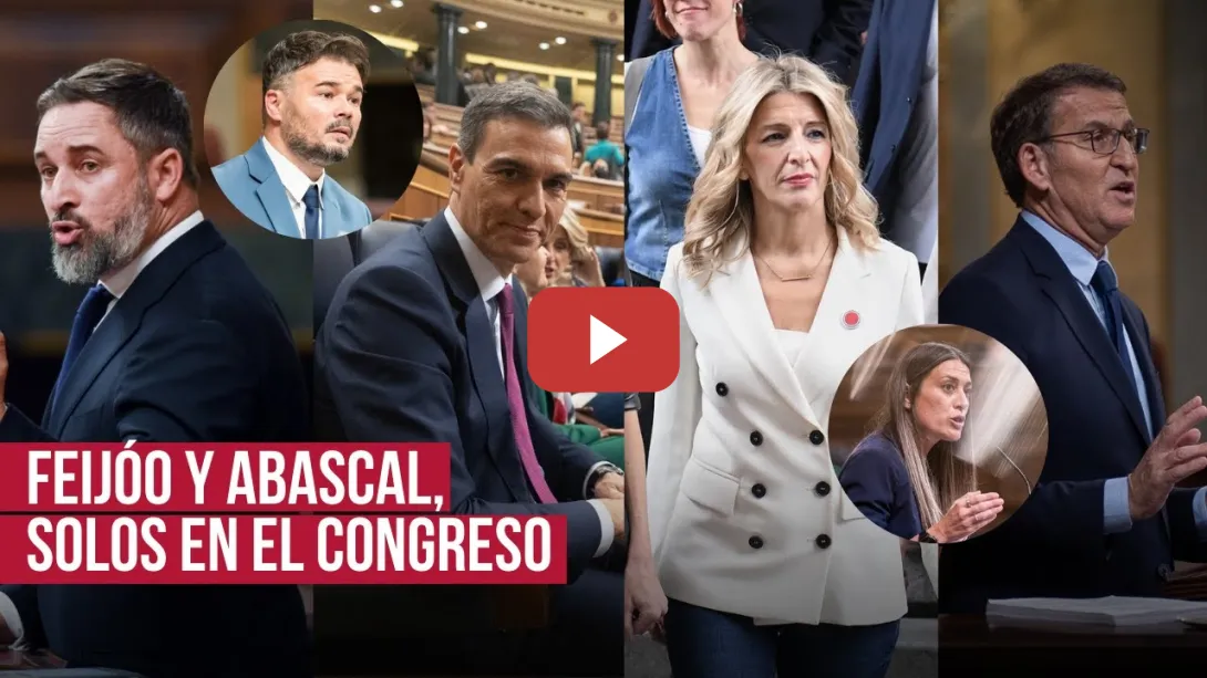 Embedded thumbnail for Así ha sido el debate de investidura: Sánchez se ríe ante Feijóo