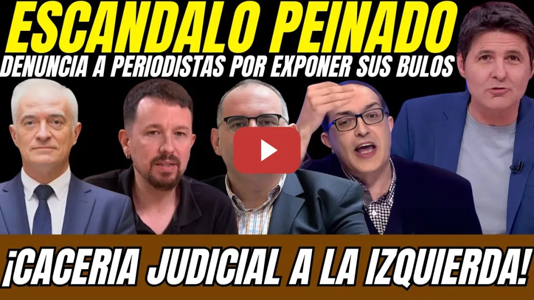 Embedded thumbnail for ⚠️ ¡ESCÁNDALO JUEZ PEINADO! DENUNCIA a PERIODISTAS por EXPONER sus CHANCHULLOS con el PP