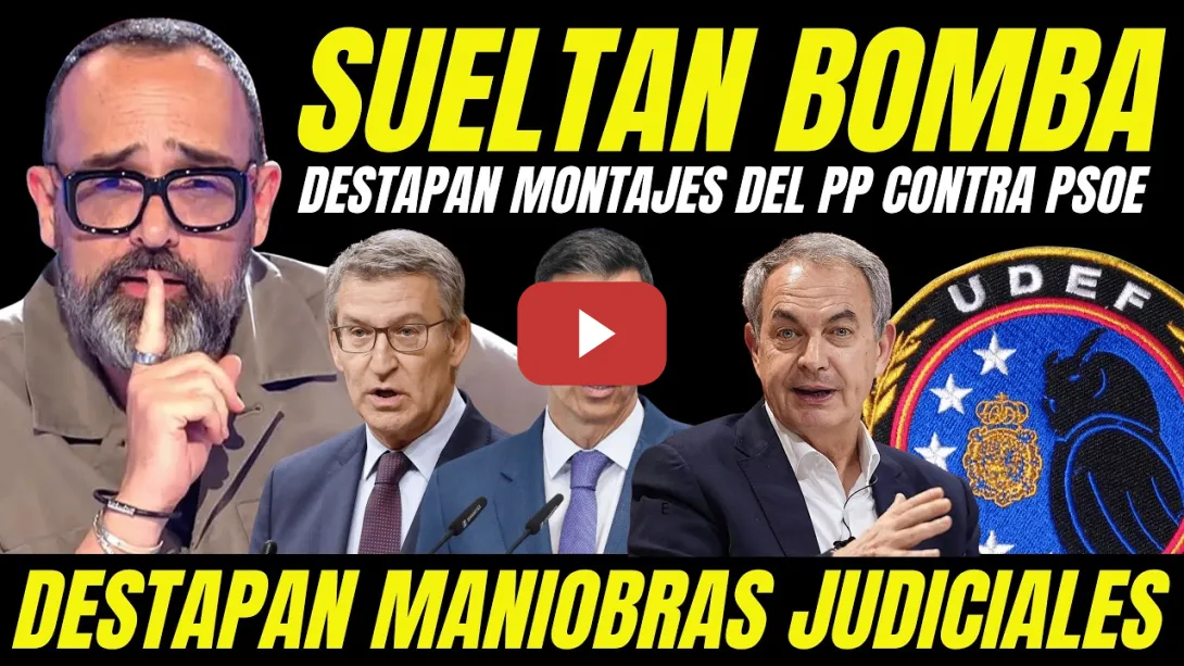 Embedded thumbnail for RISTO MEJIDE HACE TEMBLAR A FEIJÓO "DESTAPAN MANIOBRAS JUDICIALES DEL PP ACABAR PEDRO SÁNCHEZ Y PSOE