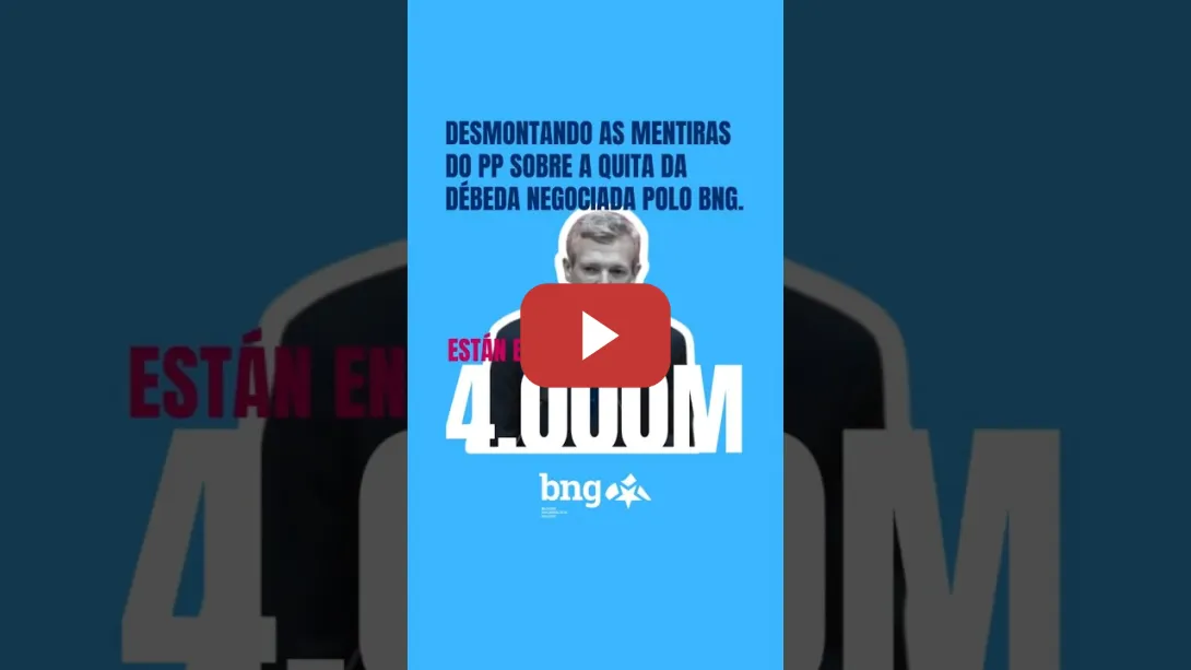 Embedded thumbnail for Desmontando as mentiras do PP sobre a quita da débeda negociada polo BNG. ESTÁN EN XOGO 4.000M