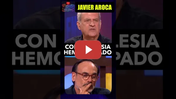 Embedded thumbnail for Javier Aroca: Señores curas absténgase de predicar de lo que no les corresponde.