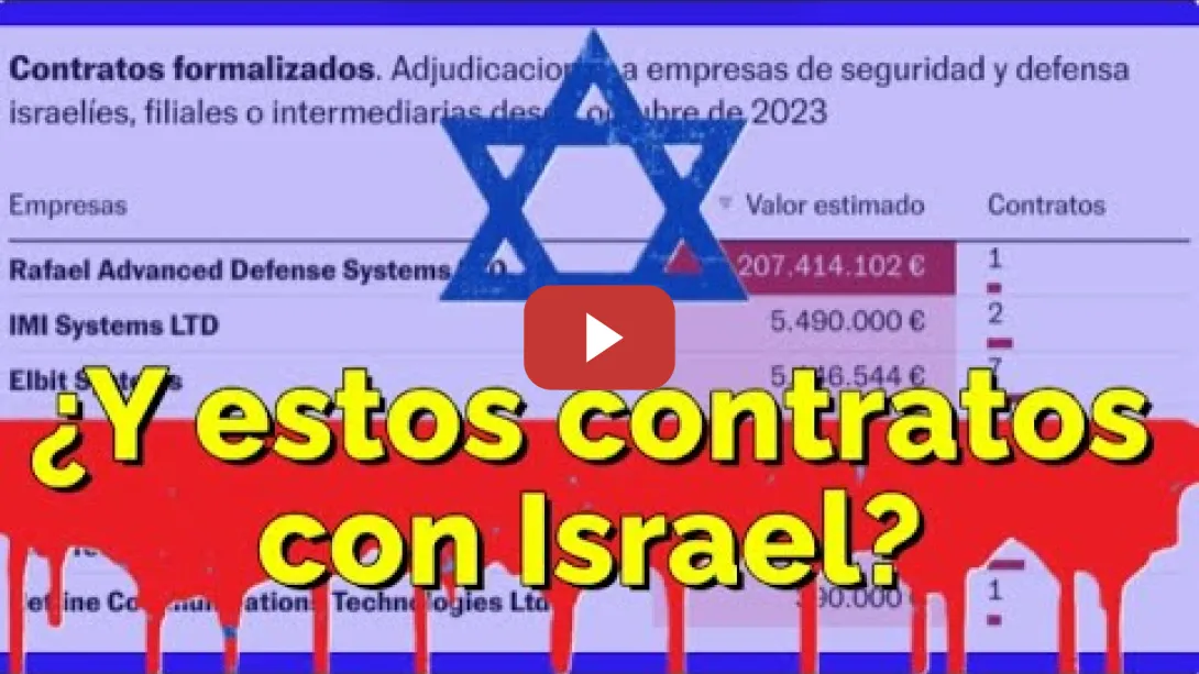 Embedded thumbnail for PODEMOS leen los Contratos en Armas entre España e Israel