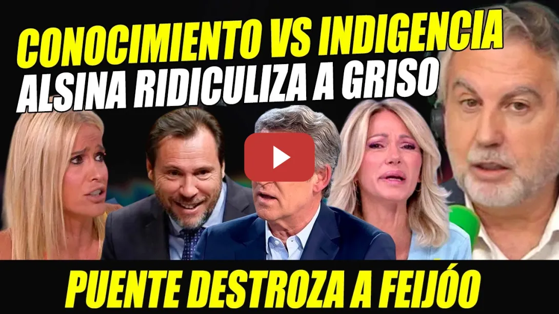 Embedded thumbnail for ALSINA DA LA LECCIÓN DE SU VIDA A SUSANNA GRISO Y PUENTE DESTROZA A FEIJÓO. AFRA BLANCO REMATA FAENA