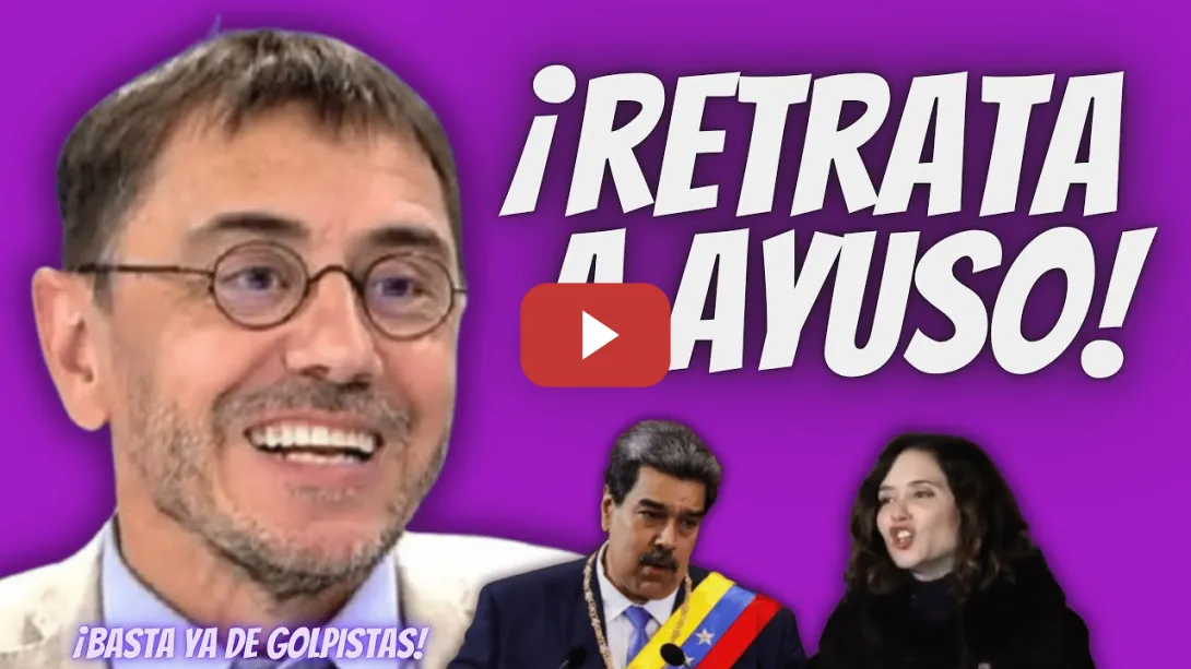 Embedded thumbnail for Juan Carlos Monedero “CIERRA la BOCA” a Ayuso y a TODA la DERECHA GOLPISTA