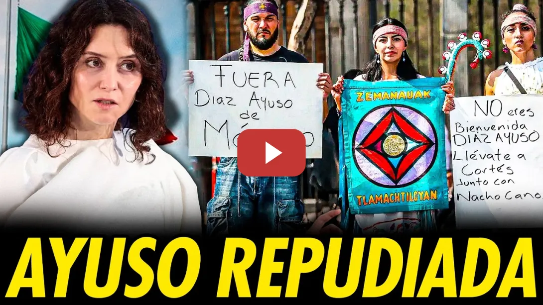 Embedded thumbnail for AYUSO ES REPUDIADA EN MÉXICO Y SE REÚNE CON ATLAS NETWORK Y GOLPISTAS FINANCIADOS POR EEUU