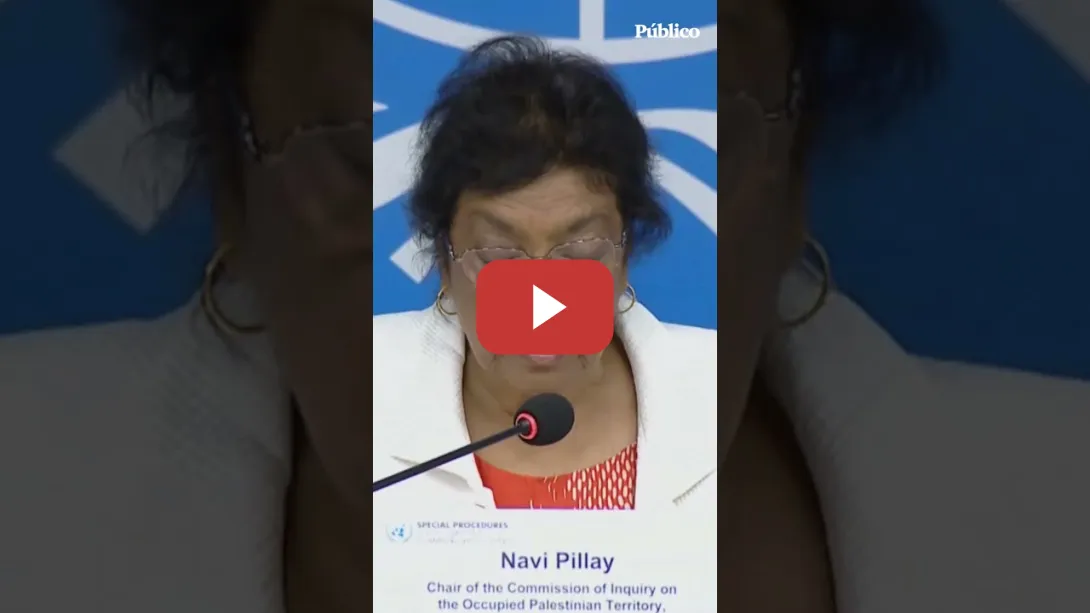 Embedded thumbnail for La comisión de investigación de la ONU concluye: Israel está cometiendo &quot;un genocidio&quot; en Gaza