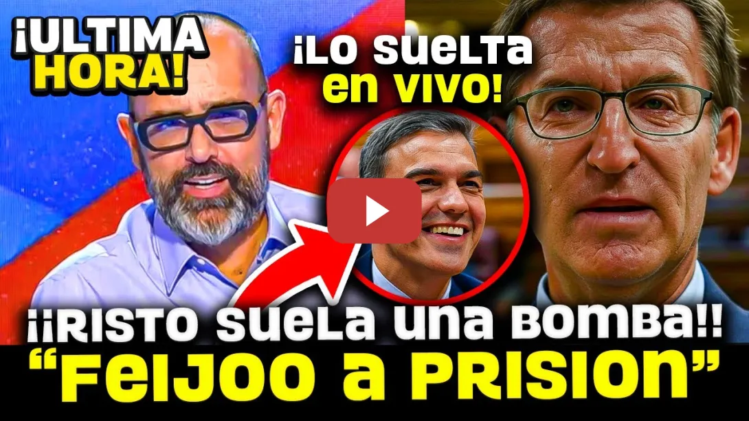 Embedded thumbnail for 💥¡¡MUY FUERTE!! RISTO MEJIDE SUELTA UNA BOMBA QUE PUEDE DEJAR A FEIJOO EN LA CARCEL