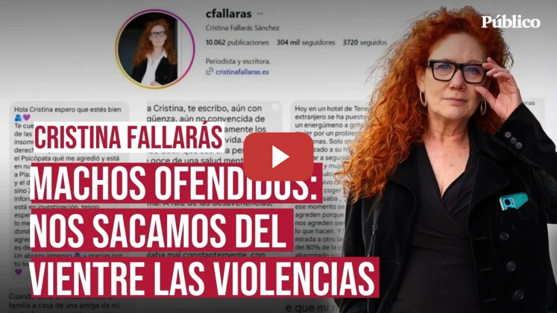 Embedded thumbnail for No CALLARÉIS con denuncias la voz de las MUJERES | CRISTINA FALLARÁS