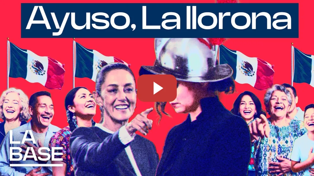 Embedded thumbnail for La Base 6x135 | Ayuso huye de México con el rabo entre las piernas