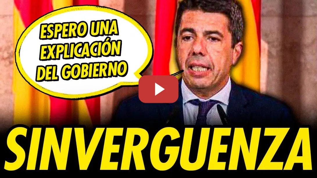Embedded thumbnail for ¡INCREÍBLE! MAZÓN PIDE EXPLICACIONES AL GOBIERNO POR EL APAGÓN... ¿Y LA DANA QUÉ?