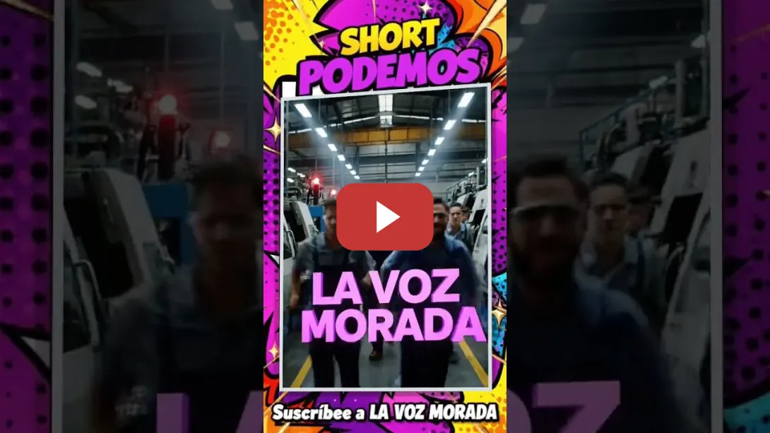Embedded thumbnail for 🔥 SUSCRÍBETE A LA VOZ MORADA YA — El PSOE y SUMAR no quieren que lo veas 🔥 #podemos  #psoe #sumar