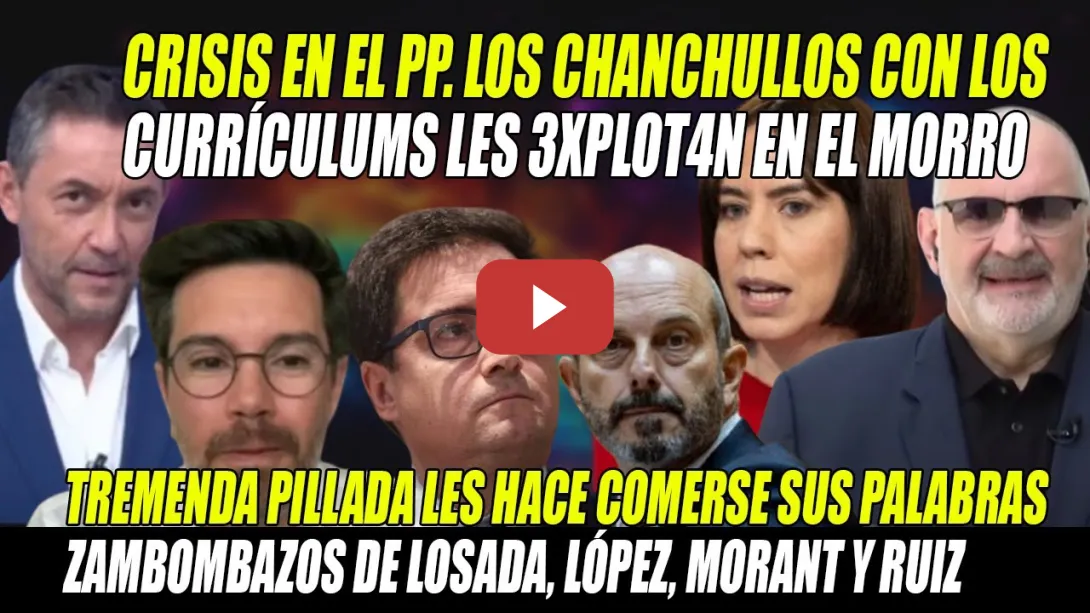 Embedded thumbnail for Losada-Ruiz REVIENTAN a los PATANES de Rollán-Tellado🔥¡Es FALSIFICACIÓN, NO FORMACIÓN!🔥López-Morant