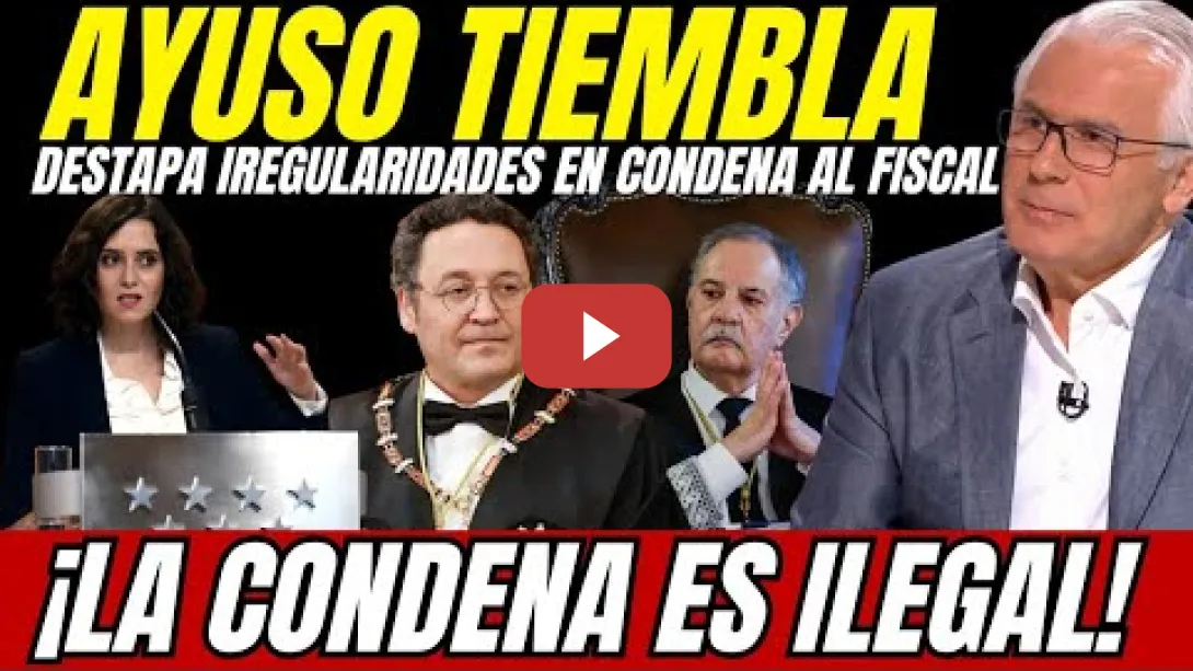Embedded thumbnail for 💥 ¡La CONDENA es ILEGAL! JUEZ GARZÓN DENUNCIA IRREGULARIDADES EN LA CONDENA AL FISCAL GENERAL