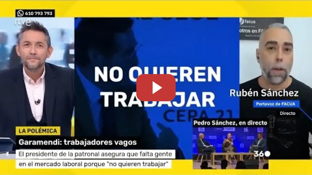 Embedded thumbnail for El presidente de la CEOE te pide que trabajes más mientras GANA 400.000 EUROS al año
