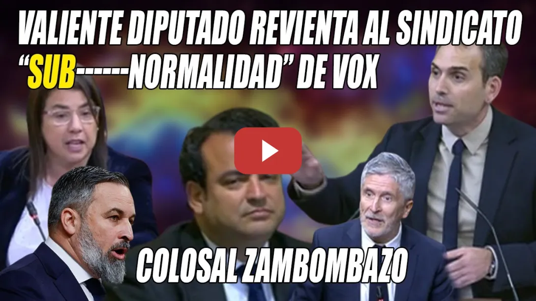 Embedded thumbnail for ¡SOBERANA PALIZA a los VENDE PATRIAS de Abascal!🔥¡Vienen a ENMIERDAR!🔥Valero HUNDE a SUB-NORMALIDAD