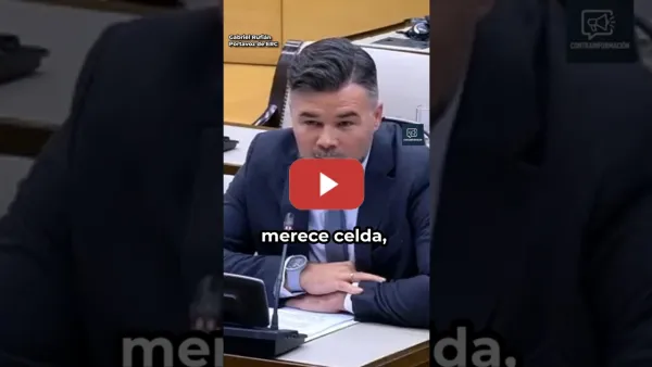 Embedded thumbnail for GABRIEL RUFIÁN RETRATA A MAZÓN 🔥: "Usted solo merece cárcel"