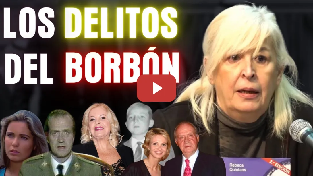 Embedded thumbnail for Los DELITOS del REY JUAN CARLOS I 🔥 ¡TODOS los ESCÁNDALOS del Emérito contados por Rebeca Quintáns
