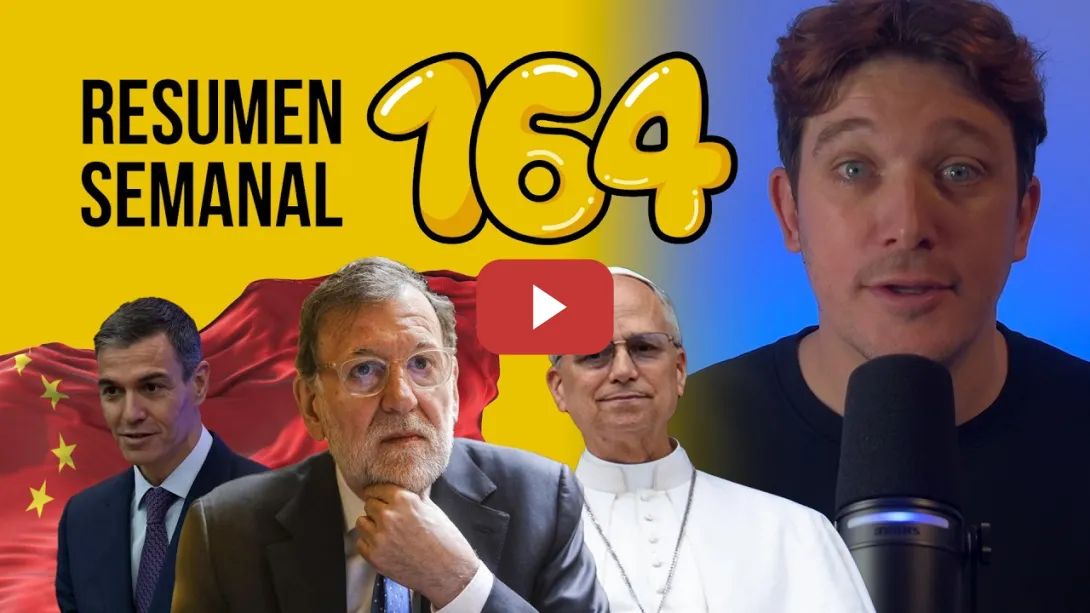 Embedded thumbnail for El Barbas, Sánchez en China, IVA libros, Trump vs El Papa #ResumenSemanal 164 | Miguel Charisteas