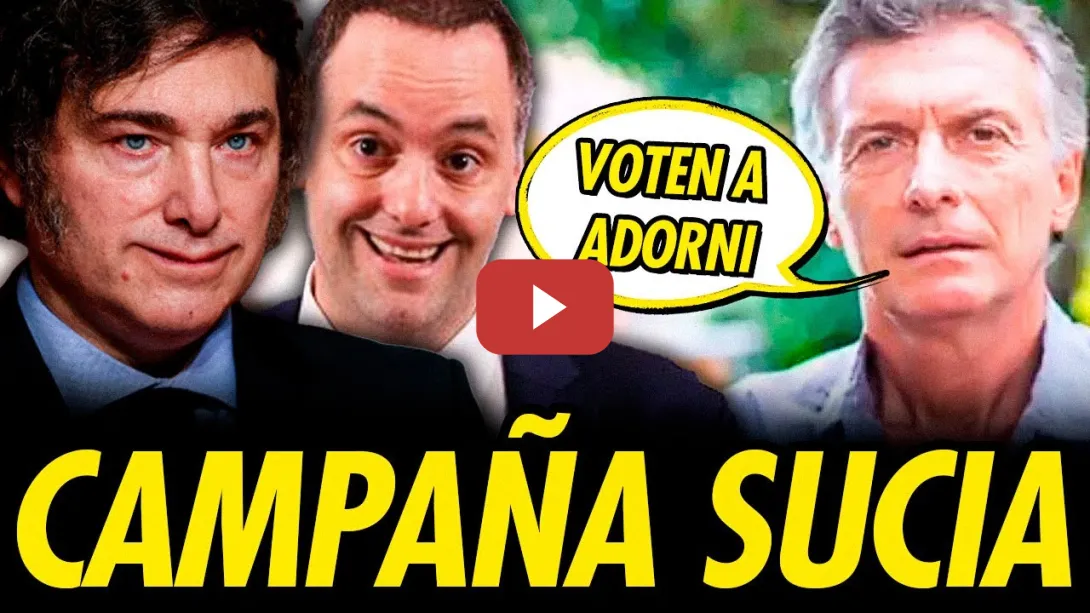 Embedded thumbnail for ELECCIONES EN ARGENTINA: LA CAMPAÑA SUCIA DE MILEI CONTRA MACRI