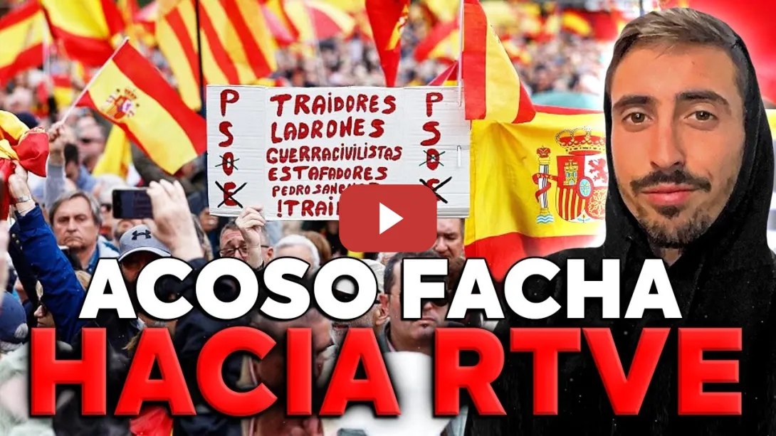 Embedded thumbnail for Manifestante &quot;facha&quot; acosa a un reportero de TVE en la manifestación de Colón | EN LA DIANA