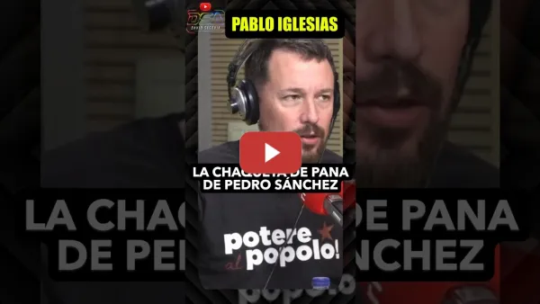 Embedded thumbnail for Pablo Iglesias, la chaqueta de pana de Pedro Sánchez.